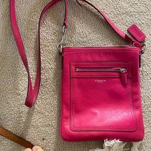 Pink coach purse